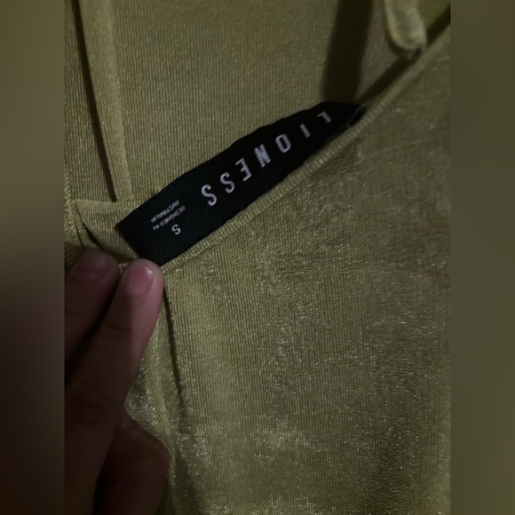 LIONESS Montana green mini dress size small - Picture 5 of 6